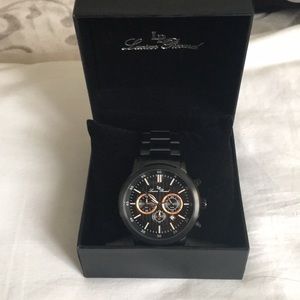 Black lucien piccard watch